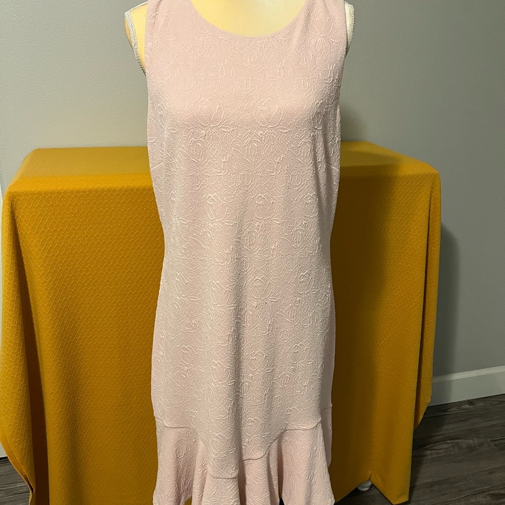 Long pink dress